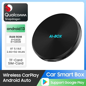 Ağıllı Simsiz Carplay Qutusu, Simli Sistemi Simsizə Çevirir, Android Box, Qualcomm