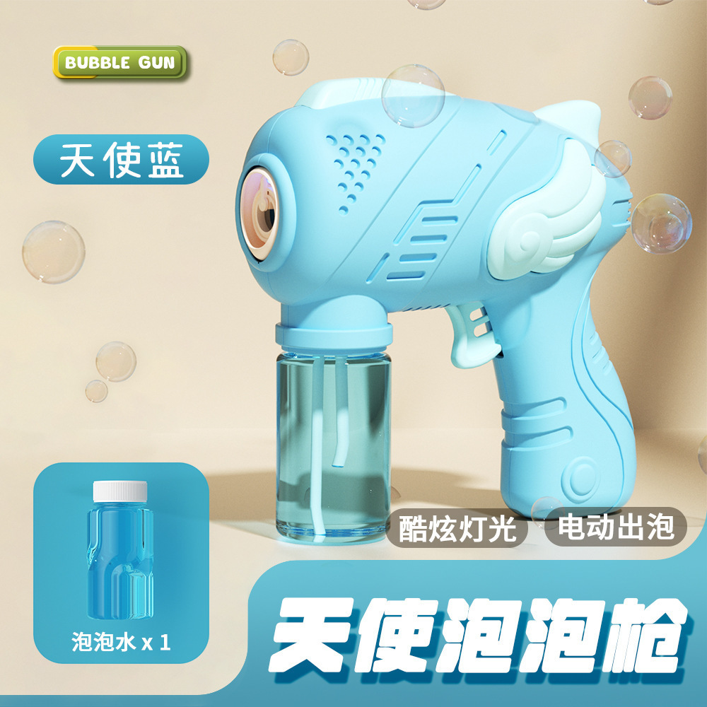 Azul-automático de un solo agujero Ángel máquina de burbujas (bolsa)