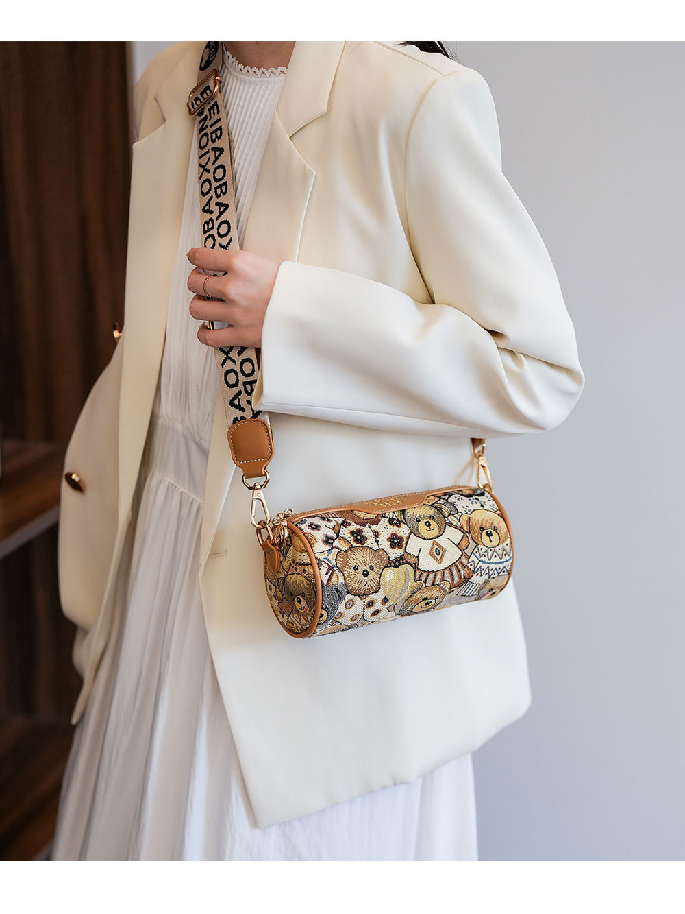 autumn new small bag women's fashionable all match small round bag trendy fashion shoulder messenger bag_voghion.com