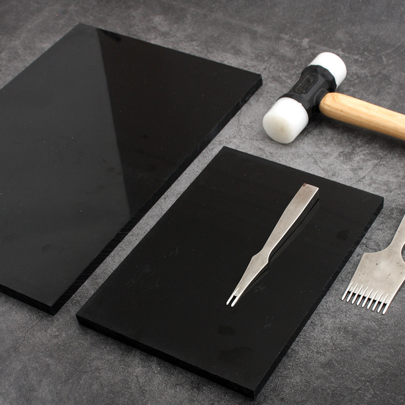 黑色尼龙垫板 不伤斩保护菱斩冲压垫板 DIY皮革 打斩安装五金