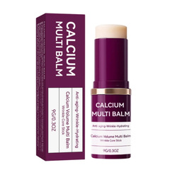 跨境爆品Calcium Multi Balm多功能紧致保湿膏面部胶原蛋白保湿棒