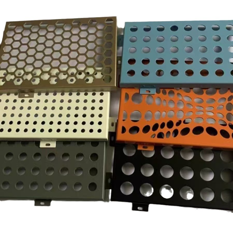 Chapa de aluminio de perforación artística