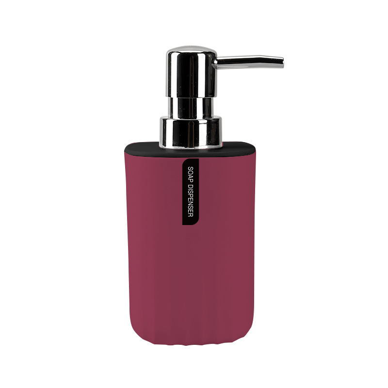 Champú Gel de ducha botella vacía botella simple prensa patrón de onda apretón almacenamiento loción desinfectante de manos botella