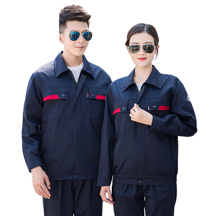 春秋长袖防静电工作服套装秋冬汽修工衣耐穿耐磨厂服双层劳保服|undefined