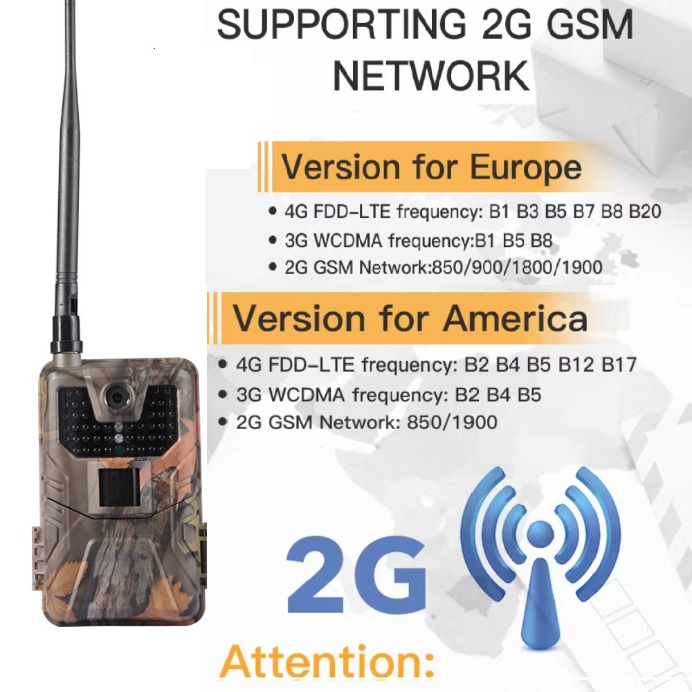 20MP 2G MMS surveillance camera HC-900M support APP remote control infrared night vision 20m