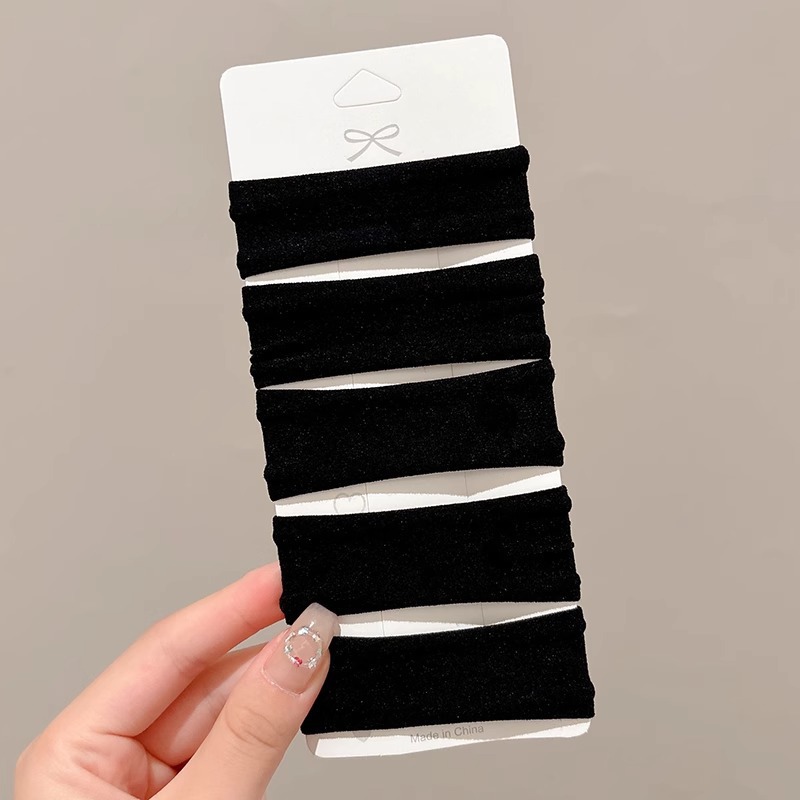 Caricatura encantadora anillo de pelo pulgar no daña el cabello de los niños correa de correa pequeña cuerda de cabello para niñas cuerda de cabello