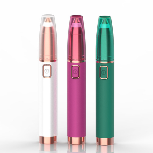 Manufacturer wholesale women's lipstick eyebrow trimmer mini eyebrow trimmer rechargeable eyebrow trimmer USB electric eyebrow trimmer