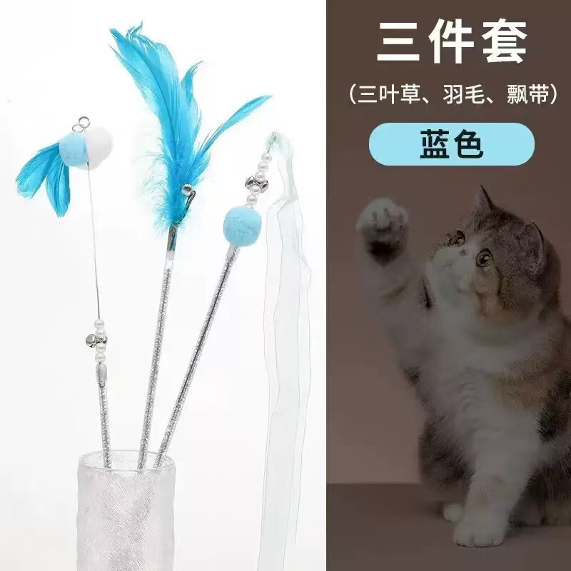 仙女杆逗猫棒耐咬互动铃铛仙女逗猫棒猫玩具工厂直销批发猫玩具|undefined