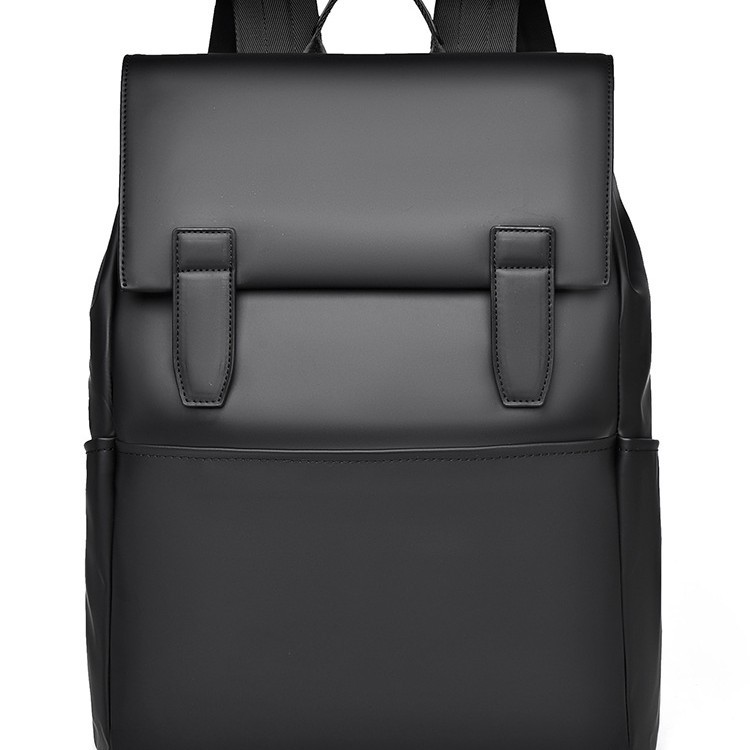 New Stylish Backpack For Men, Textured Commuter Laptop Bag, Large Capacity Simple Casual Bag_voghion.com