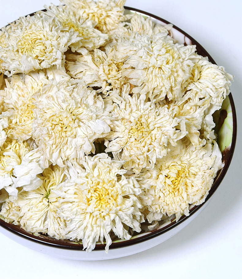 Huangshan White Chrysanthemum Tea July Ju Hua Dried Flower 500g Bulk Loose Herbal Tea quality and texture