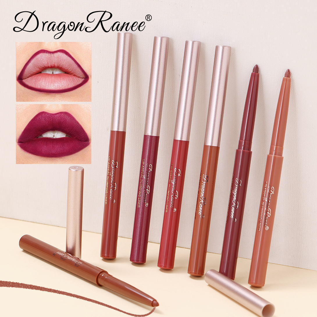 Cross-Border Lipstick, European and American Lipstick Crayon, Matte Finish Lipstick Pen, Non-Fading Bean Paste Color Lipstick for Foreign Trade
