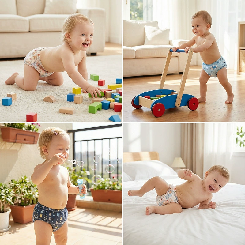 跨境训练裤内裤可洗尿布兜学习裤婴儿布尿裤透气尿裤兜婴儿夏季款