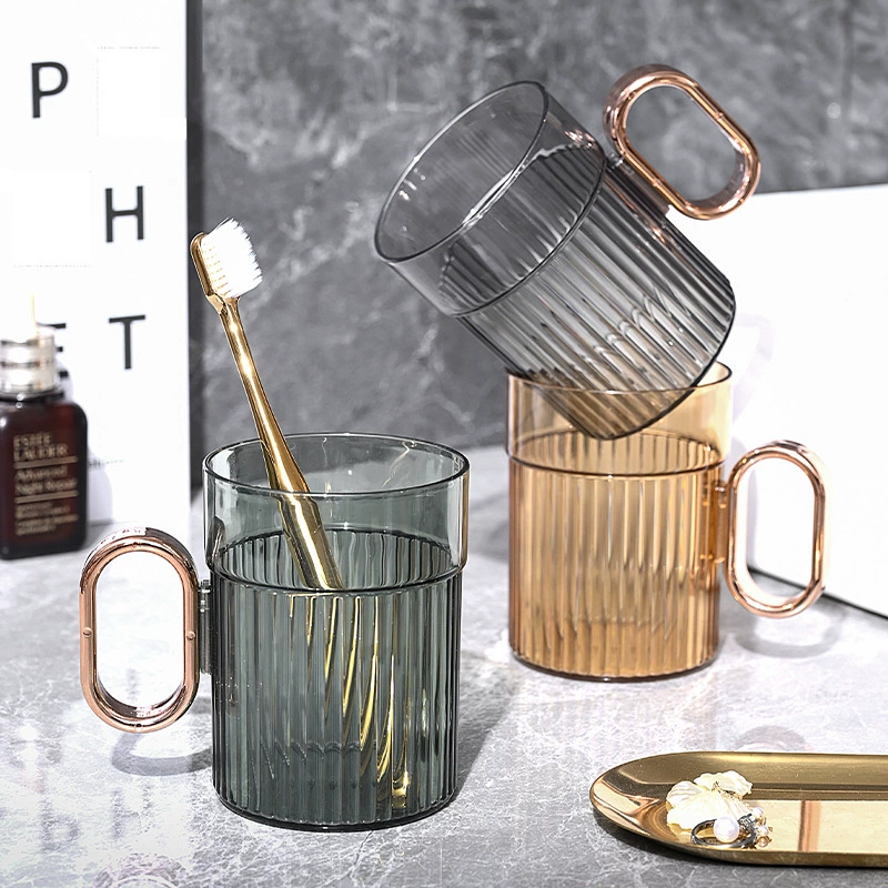 Brand creative mouthwash, toothbrush for beloved, plastic set, light luxury style, increased thickness