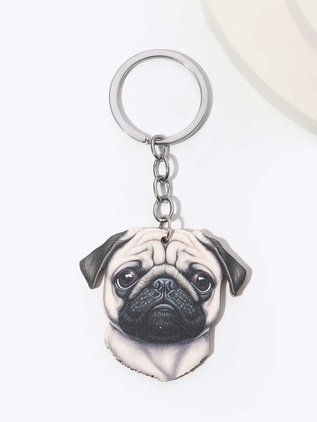 9g Weight Keychain Classification Daily Occasion Wood Material Dog Pattern Unisex Gender Cute Style Cute Dog Wood Unisex Keychain 17