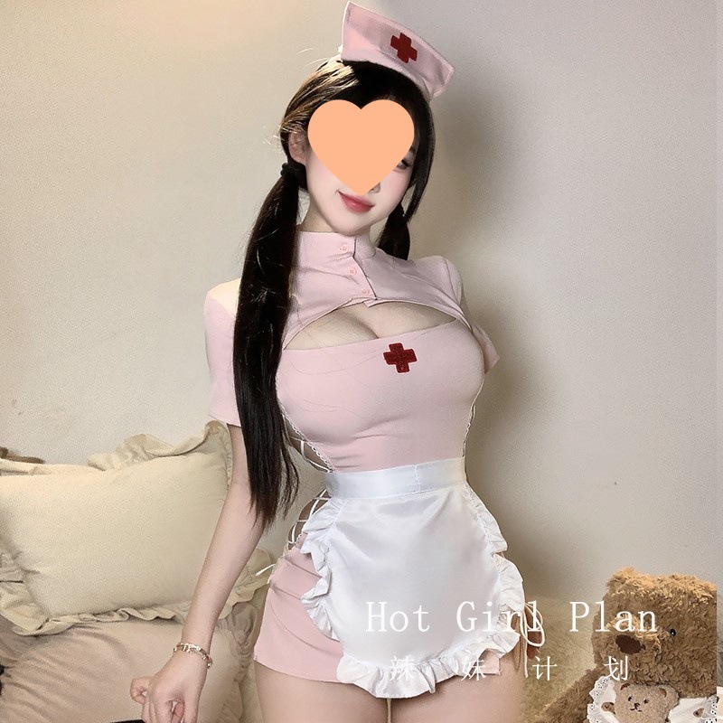 辣妹计划:甜心护士*性感护士制服角色扮演女cos诱惑装qqny内衣裙