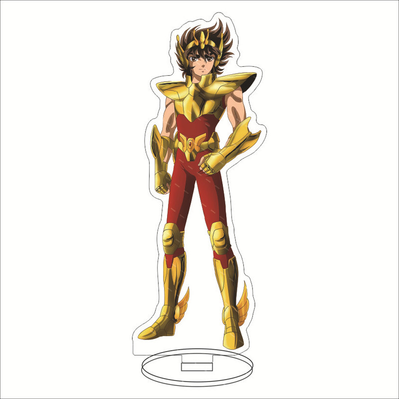 聖闘士星矢大立牌城戸沙織氷河紫龍瞬一輝童虎アクリル置物|undefined