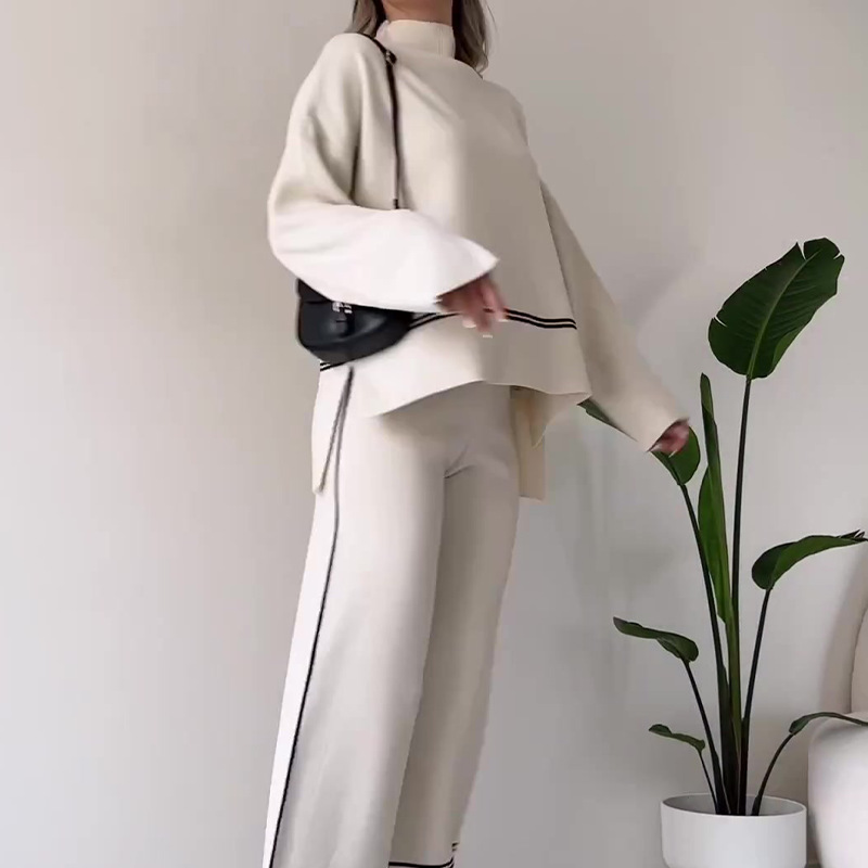 Pants Sets Sets Type 2 Pieces Set Quantity Daily, Street Occasion Daily Street Women's Casual Solid Color Polyester Pants Sets Pants Sets