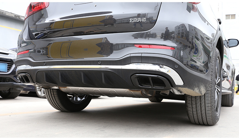 Applicable to Mercedes-Benz new C- class C260L C200L GLC300L modification accessories four-out tail throat frame exhaust trim cover