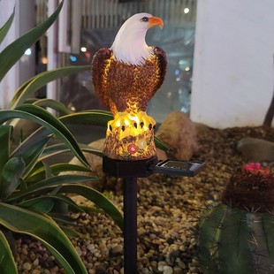 Amazon Solar Resin Eagle Ground Plug Light Garden Outdoor Lawn Courtyard Decorative Landscape Light Ambient Light