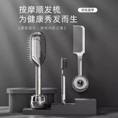 ハイエンドスチールニードルエアクッション櫛ふわふわハイトップ櫛髪レディース専用ロングヘアスタイリングマッサージエアバッグエアクッション櫛