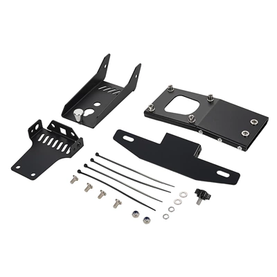 Suitable for Ultra Bee Motorcycle Modification Accessories, Iron Black Quick-Release Qulong Motorcycle License Plate Holder (Motorcycle General Parts)