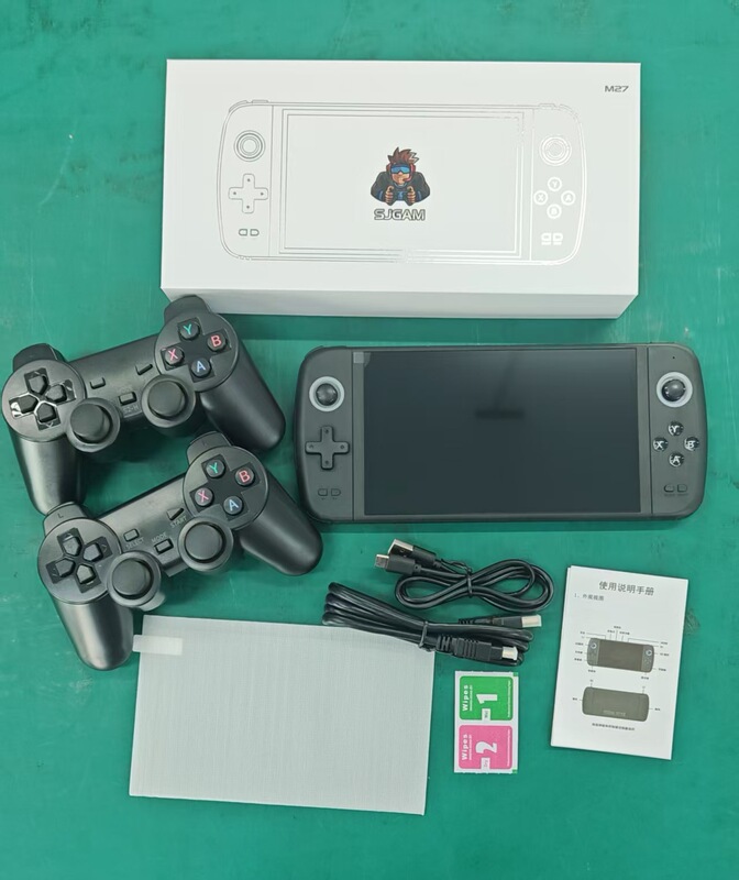 クロスボーダー M27 新しい 7inch 携帯ゲーム機ハンドヘルドダブルワイヤレスハンドル PSP クラシックレトロノスタルジアアーケード|undefined