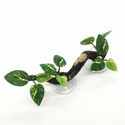 Aquarium resin crafts ornaments fish tank landscaping decoration simulation resin reptile plant rattan tree root ornaments