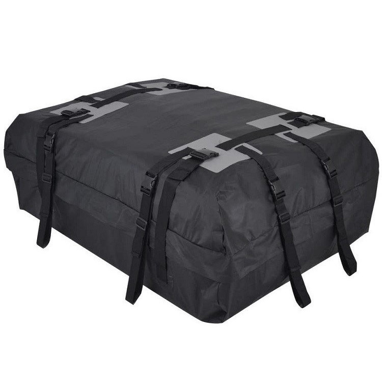 Cross-border bestseller: Thickened 600D Oxford cloth car roof luggage bag, waterproof and sun-resistant car roof bag