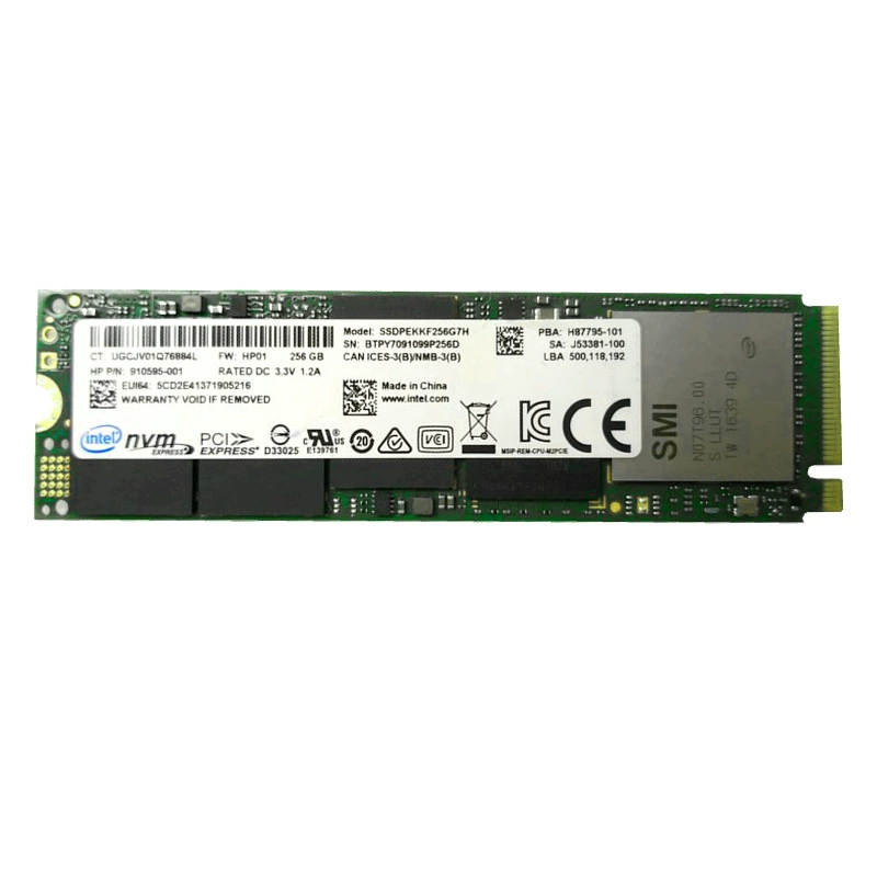 Совместим с Intel P3100 PCIe M.2 512GB SSDPEKKA512G701 твердотельный накопитель