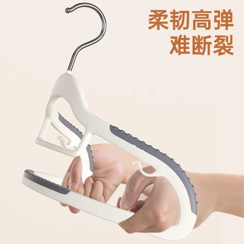 5个装加粗衣架防滑家用防肩角双位晾晒挂架衣服不起包衣柜衣撑子|undefined