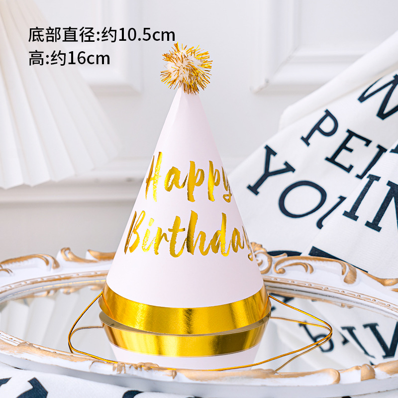 INS Internet celebridad sombrero de cumpleaños lindo fieltro alas de Ángel sombrero Fiesta infantil bebé de un año de edad banquete accesorios de la foto