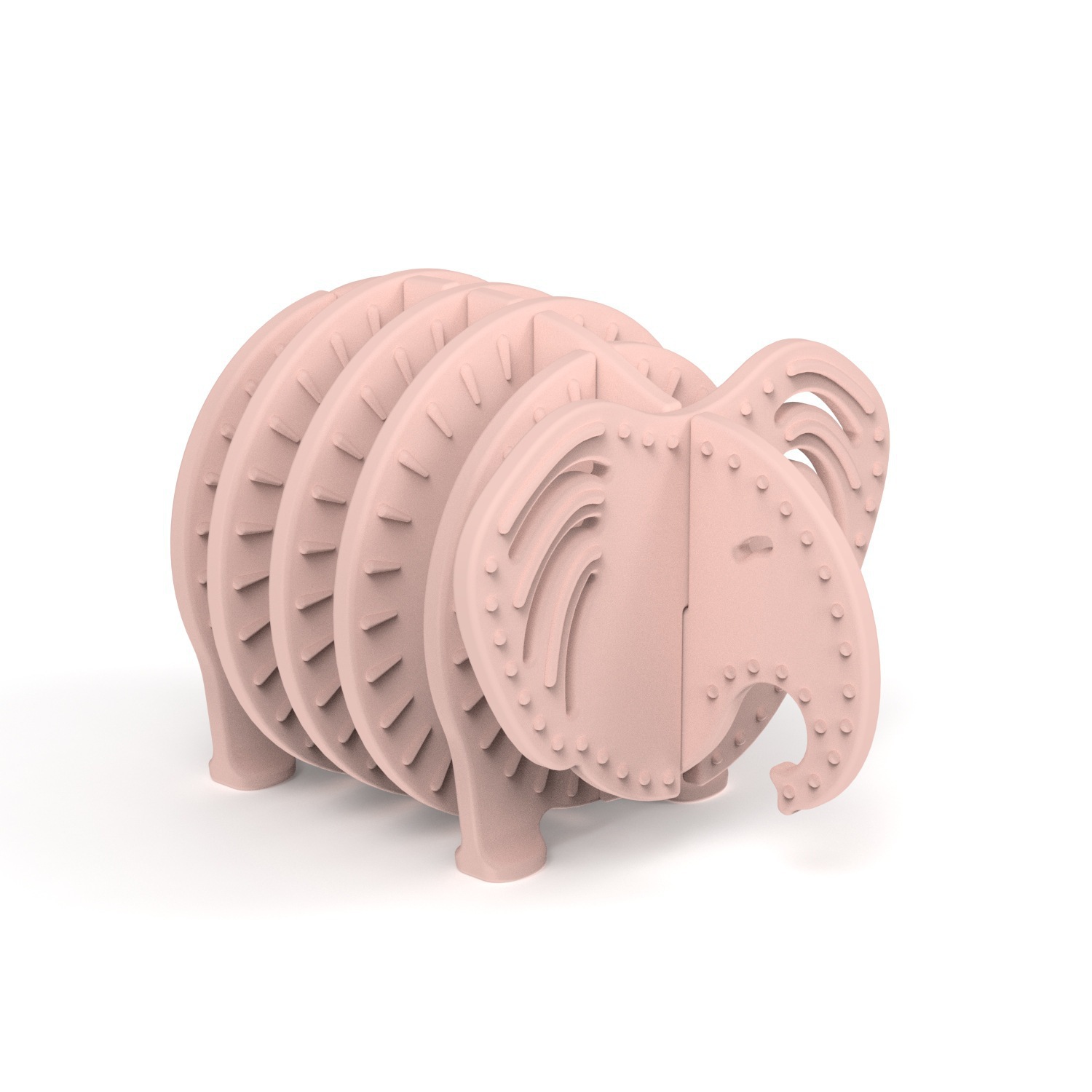 Early Education Cognitive Puzzle Elephant Silicone Puzzle Children's Parent-Child Interactive Game Toys Can Be Bite and Can Be Heat Insulation Pad