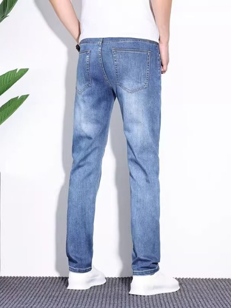Silk thin summer jeans