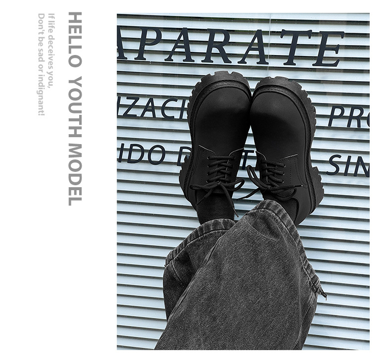 ShoeVault Stivali Martin da uomo bassi 2025 Primavera Quattro Stagioni Retro Casual Stile Britannico Scarpe Derby in Pelle con Alluce Valgo_voghion.com