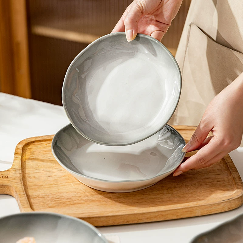 Модная посуда Ceramic tableware для дома, тарелка для супа высокого качества