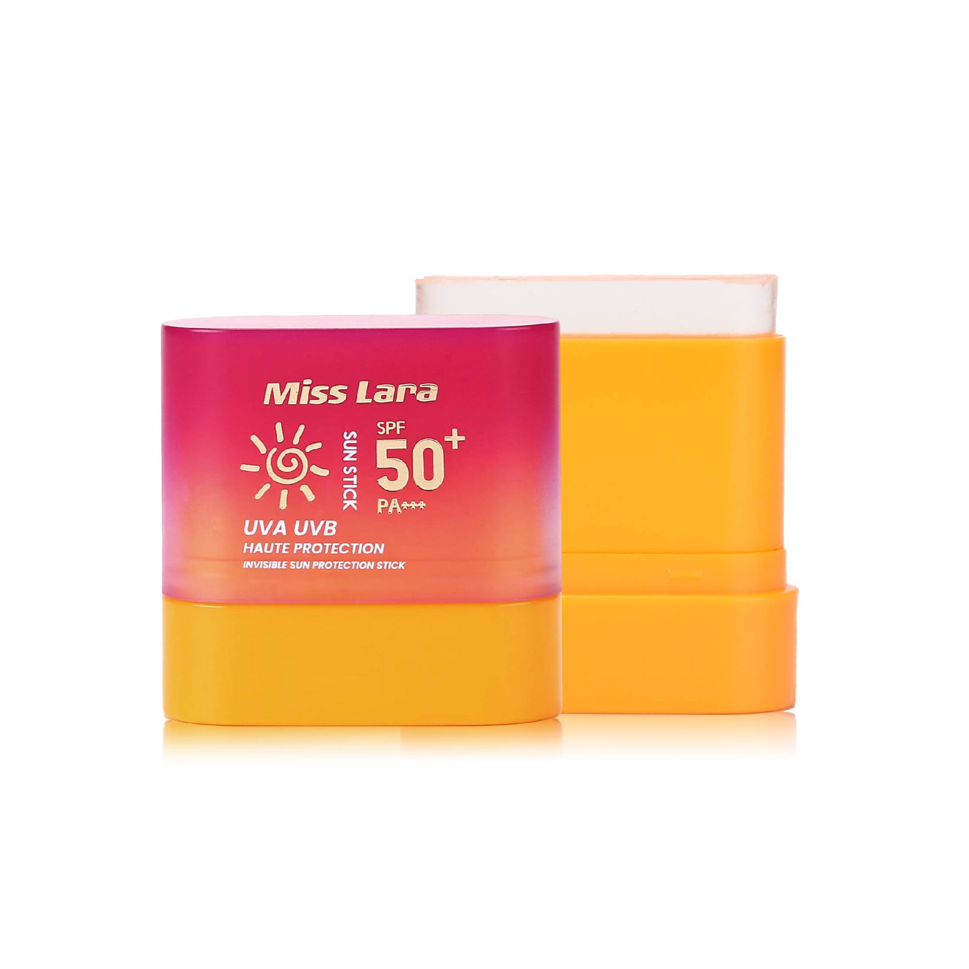MISS LARA Protector solar Stick SPF50 Protector solar para el cuerpo facial UVA UVB claro, no graso y fácil de aplicar image 5