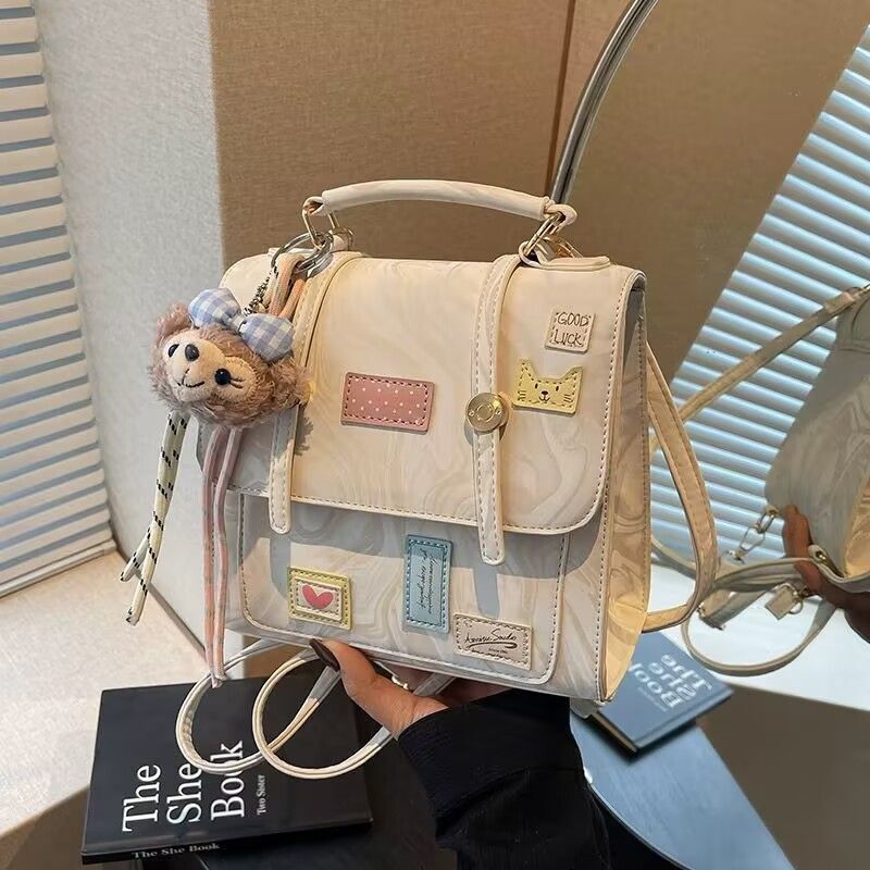 Women's Bag New Trendy Commuter Versatile Simple Fashion Niche Design College Style Backpack for Women