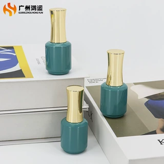定制喷涂指甲油玻璃瓶 批发透明分装瓶 可加工制作创意甲油胶包装