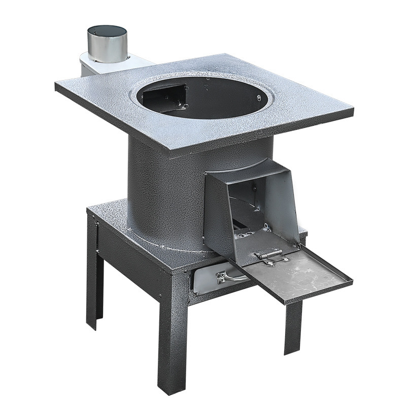 Firewood Stove, Rural Wood-Burning Stove, Mobile Stove, Stainless Steel Stove, Smokeless Outdoor Camping Household Stove, New Model