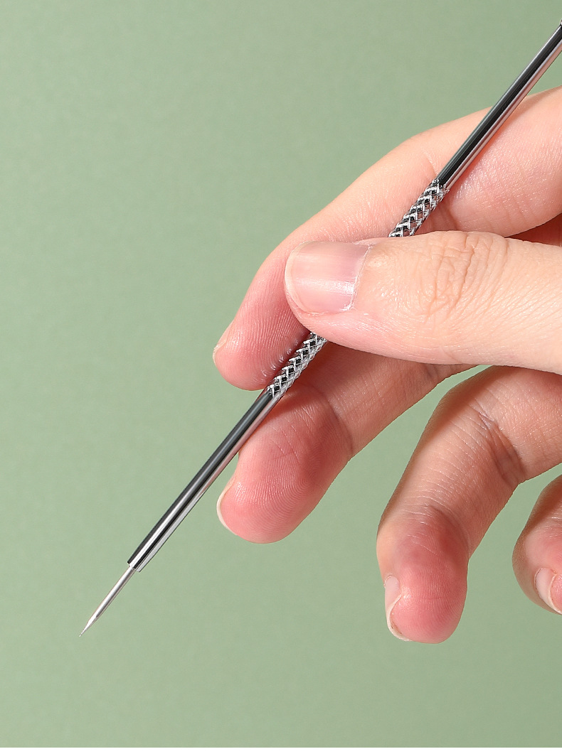 LMLTOP Acne Needle Set of Three, dual-head dual-purpose acne needle, Comedone needle, Blackhead Needle Tool SY556 undefined