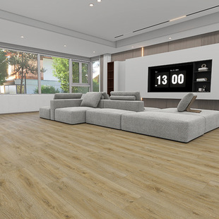 Wood Grain Lock Floor Pvc Wear-Resistant Waterproof Flame-Retardant Interlocking Rental House Commercial Spc Stone Plastic Eco-Friendly Formaldehyde-Free