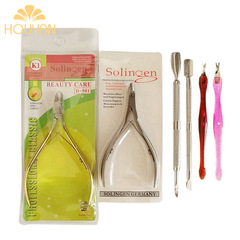 Manicure exfoliation series D501 golden dead skin shear white card 8710 scissors size steel push dead skin fork nail polisher