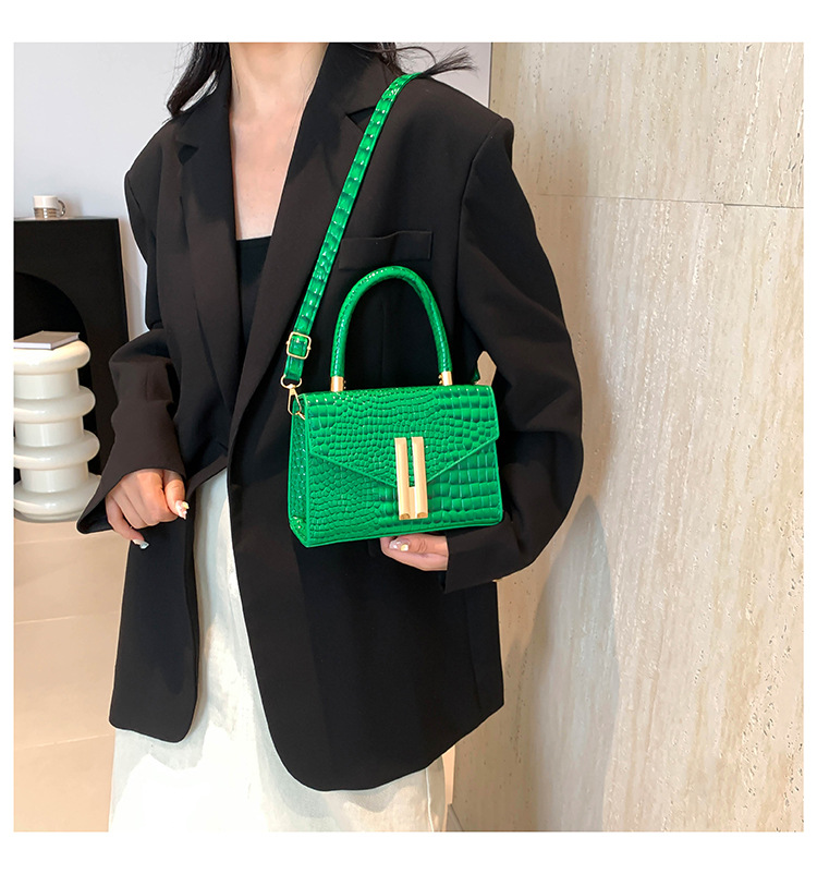 Bellissima, personalizzata, alla moda, borsa a tracolla singola lucida e alla moda da donna, modello 2024, casual e_voghion.com