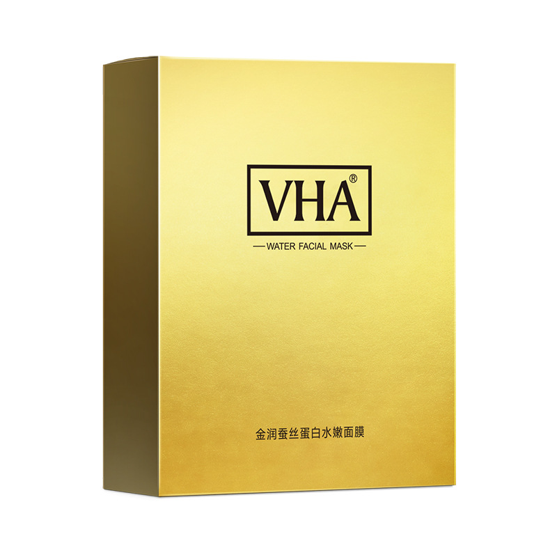 VHA oro silla proteína máscara de hidratación hidratante máscara de piel máscara de caja de piel máscara al por mayor