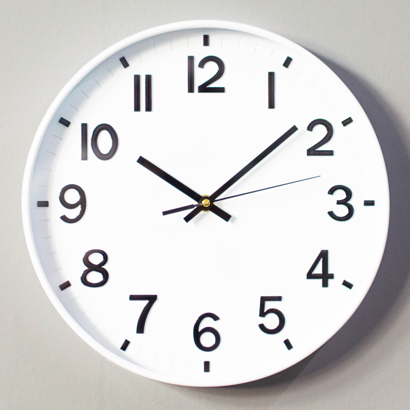 Reloj de pared para el hogar de 30CM Reloj para colgar en la pared Reloj para colgar en la sala de estar Reloj de pared Reloj creativo Reloj de cuarzo silencioso