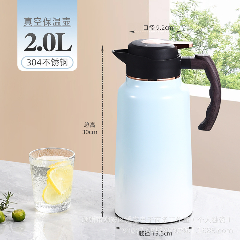 304 ステンレス鋼魔法瓶ケトル大容量二層真空魔法瓶コーヒーポットホテルレストラン国境を越えた卸売|undefined
