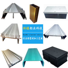 LED灯具外壳铝型材 散热器铝型材外壳镁合金高强度铝制阳极高导热