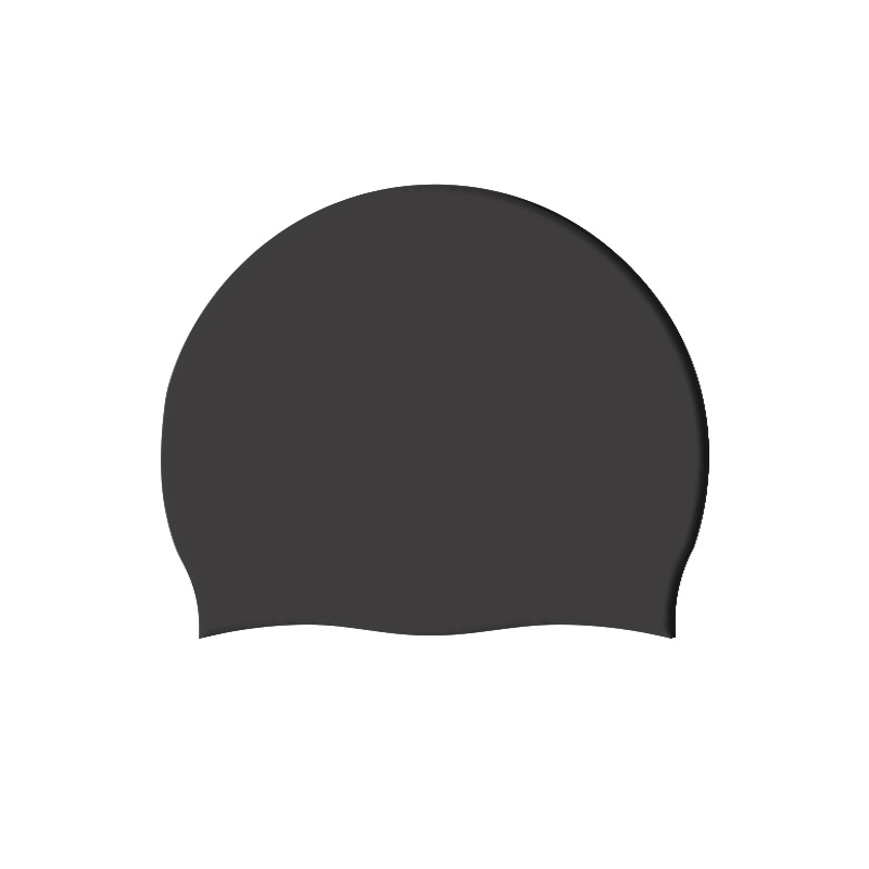 gorra de natación de silicona para adultos gorra de natación de color sólido fabricantes gorra de natación de color sólido al por mayor gorra de natación impermeable