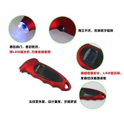 car tire pressure gauge, automobile — Air pressure gauge/tire pressure gauge
