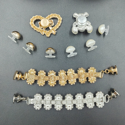 New style Xiaoxiangfeng love bow cartoon bead bear cave shoes removable jewelry decorative shoe buckle